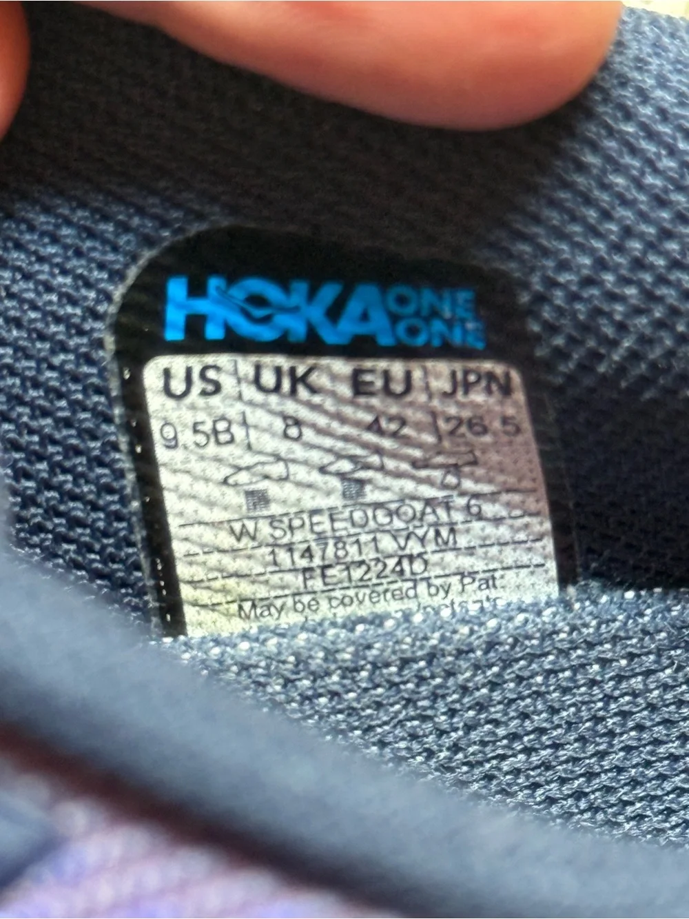 Hoka Speedgoat 6 Trail Running Shoes in Navy, Teal & Orange 9/5B